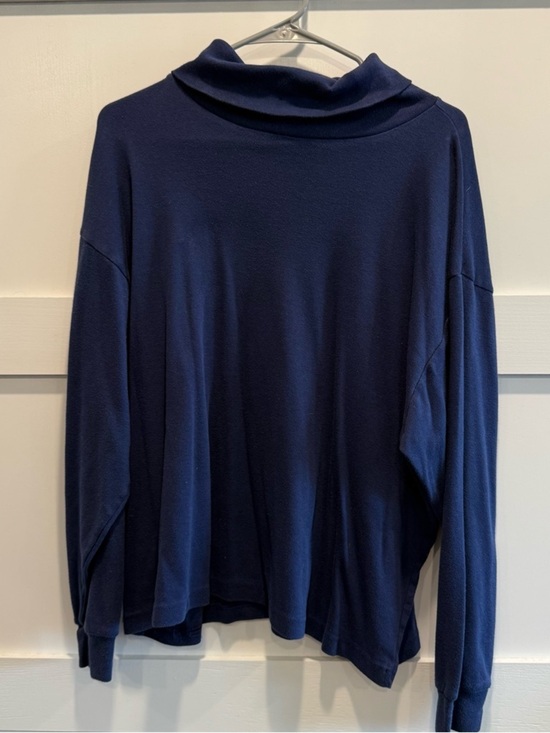 Sweaters - Classic Navy Turtleneck Top